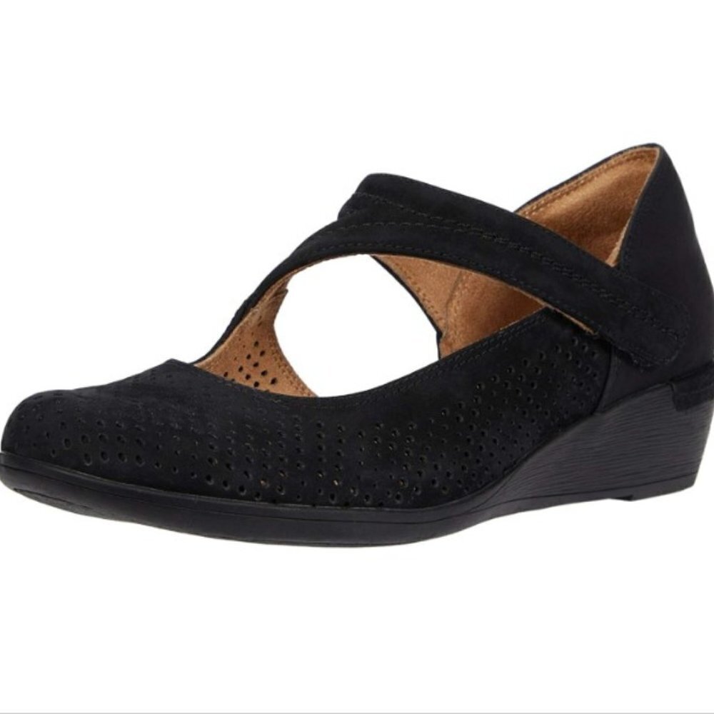 ROCKPORT COBB HILL Women's Devyn Maryjane Mary Jane Sandal Flats, Size 6.5 - Picture 1 of 8